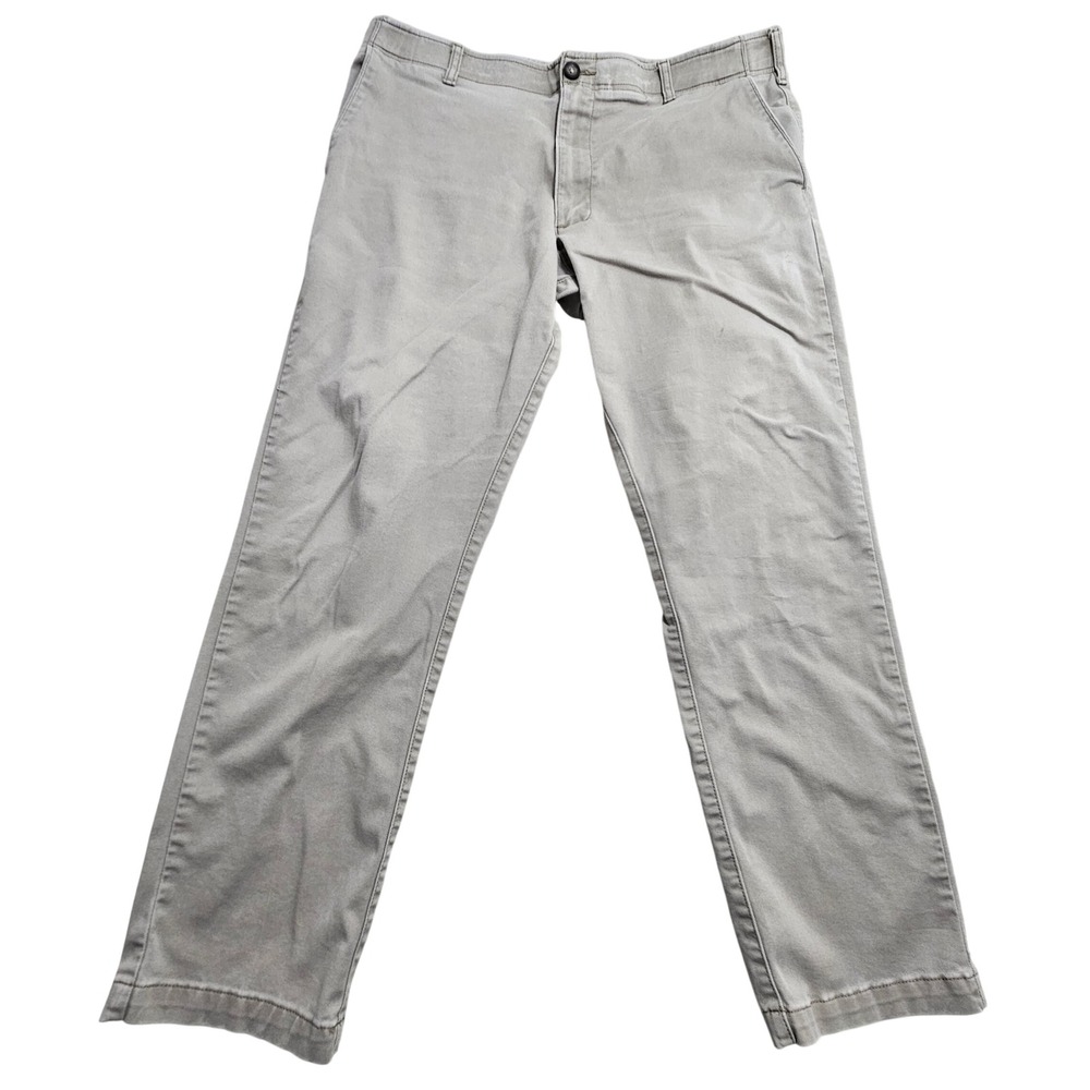 Lee Pants Mens fit 38x30 Khaki Extreme Comfort Relaxed Fit Performance Chinos